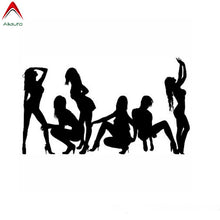Load image into Gallery viewer, Aliauto Fashion Car Sticker Sexy Girls Automobiles Motorcycles Accessories PVC Decal for Honda Civic Mitsubishi Golf 4,16cm*10cm