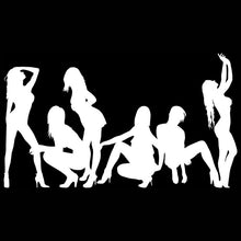 Load image into Gallery viewer, Aliauto Fashion Car Sticker Sexy Girls Automobiles Motorcycles Accessories PVC Decal for Honda Civic Mitsubishi Golf 4,16cm*10cm