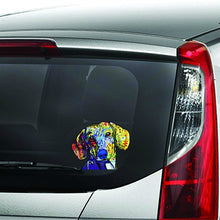 Load image into Gallery viewer, Aliauto Fashion Cartoon Car Sticker Cute Dachshund PVC Decal for Automobiles Motorcycles Laptop Fridge Decoration,14cm*13cm