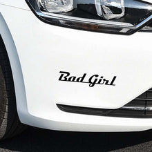 Load image into Gallery viewer, Aliauto Fashion Words Car Sticker Bad Girl Automobiles Motorcycles Accessories PVC Decal for Pajero Vw Passat B6 Volvo,15cm*4cm