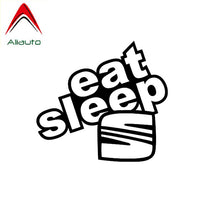 Load image into Gallery viewer, Aliauto Funny Car Sticker Eat Sleep Seat Automobiles Motorcycles Accessories JDM Vinyl Decal for Suzuki Sx4 Hyundai,16cm*15cm