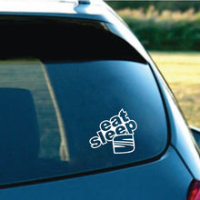 Load image into Gallery viewer, Aliauto Funny Car Sticker Eat Sleep Seat Automobiles Motorcycles Accessories JDM Vinyl Decal for Suzuki Sx4 Hyundai,16cm*15cm