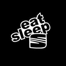 Load image into Gallery viewer, Aliauto Funny Car Sticker Eat Sleep Seat Automobiles Motorcycles Accessories JDM Vinyl Decal for Suzuki Sx4 Hyundai,16cm*15cm