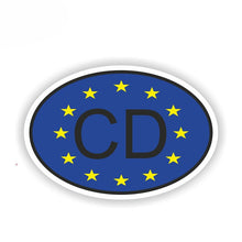 Load image into Gallery viewer, Aliauto Funny Car Styling Corps Diplomatic Country Code Automobile Motorcycles Decoration Sticker Decal Accessories PVC,13cm*9cm