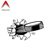 Load image into Gallery viewer, Aliauto Interesting Car Sticker Hockey Puck Automobiles &amp; Motorcycles Accessories Vinyl Decal Cover Scratches,14cm*8cm