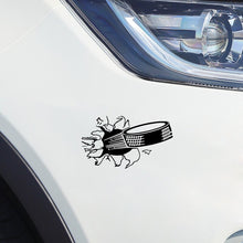 Load image into Gallery viewer, Aliauto Interesting Car Sticker Hockey Puck Automobiles &amp; Motorcycles Accessories Vinyl Decal Cover Scratches,14cm*8cm