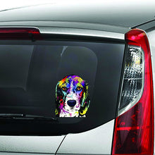 Load image into Gallery viewer, Aliauto Lovely Pet Car Sticker Beagle Automobiles Motorcycles Decorative Laptop Window Art Waterproof PVC Decal,13cm*11cm