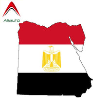 Load image into Gallery viewer, Aliauto Personality Car Sticker Egypt Flag Map Motorcycle Body Automobile Styling Waterproof Sunscreen Anti-UV Decal,11cm*11cm