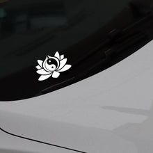 Load image into Gallery viewer, Aliauto Personality Car Sticker Gossip Lotus Flower Symbol Buddhism Yoga Automobiles &amp; Motorcycles Decor Vinyl Decal,14cm*9cm