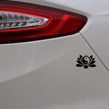 Load image into Gallery viewer, Aliauto Personality Car Sticker Gossip Lotus Flower Symbol Buddhism Yoga Automobiles &amp; Motorcycles Decor Vinyl Decal,14cm*9cm