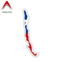 Load image into Gallery viewer, Aliauto Personality Chile Map Flag Decal Car Sticker Automobile Motorcycles Decoration Accessories for Nissan Suzuki,14cm*2cm