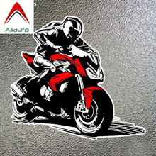Load image into Gallery viewer, Aliauto Personality Funny Car Stickers Motorcycle Race Biker Colorful Automobile Styling Sunscreen Anti-UV Decal,17cm*15cm