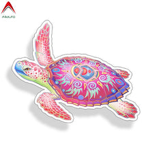 Load image into Gallery viewer, Aliauto Pink Blue Sea Turtle Car Stickers Automobiles Motorcycles Laptop Cup Cooler Beach Boat Window Vinyl Decal ,13cm*10cm