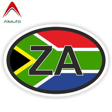 Load image into Gallery viewer, Aliauto South Africa Country Code Flag Decal Automobile Motorcycle Helmet Car Sticker PVC for Suzuki Peugeot Skoda,14cm*9cm
