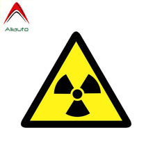 Load image into Gallery viewer, Aliauto Warning Danger Radiation Risk Car Sticker Automobiles &amp; Motorcycles PVC Decal Waterproof Sunscreen,14cm*12cm