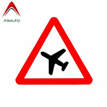 Load image into Gallery viewer, Aliauto Warning  The Pilot Warns The Reflective Car Sticker Automobiles &amp; Motorcycles PVC Decal Waterproof,15cm*13cm