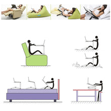 Load image into Gallery viewer, Aluminium Alloy Laptop Desk Folding Portable Laptop Table Notebook Desk Table Stand Bed Sofa Desk Tray Book Holder