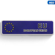 Load image into Gallery viewer, Aluminum ASIA Malaysia Vietnam CHINA UKRANIE TURKEY INDONESIA  KOREA Flags Car Stickers Automobiles Motorcycles Accessories