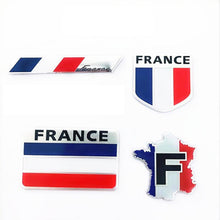 Load image into Gallery viewer, Aluminum Alloy France National Emblem French Flags Badge Car Stickers Automobiles Motorcycles Auto Tail Trunk Decor Accessories