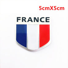 Load image into Gallery viewer, Aluminum Alloy France National Emblem French Flags Badge Car Stickers Automobiles Motorcycles Auto Tail Trunk Decor Accessories