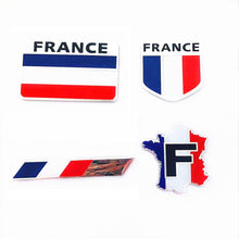 Load image into Gallery viewer, Aluminum Alloy France National Emblem French Flags Badge Car Stickers Automobiles Motorcycles Auto Tail Trunk Decor Accessories
