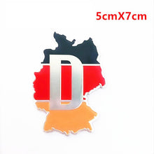 Load image into Gallery viewer, Aluminum Alloy Germany National Emblem German Flags Badge Car Stickers Automobiles Motorcycles Auto Tail Trunk Decor Acces