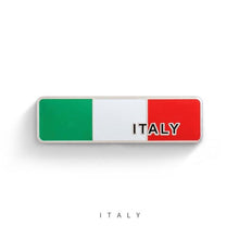 Load image into Gallery viewer, Aluminum Alloy Italian National Emblem Italy Country Flags Label Car Logo Stickers Automobiles Motorcycles Styling Accessories