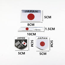 Load image into Gallery viewer, Aluminum Alloy Japanese NIHONGU Japan National Flags Car Body Stickers Automobiles Motorcycles Exterior Decorating Accessories