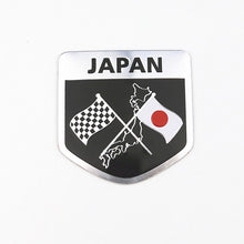Load image into Gallery viewer, Aluminum Alloy Japanese NIHONGU Japan National Flags Car Body Stickers Automobiles Motorcycles Exterior Decorating Accessories