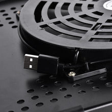 Load image into Gallery viewer, Aluminum Alloy Laptop Table Adjustable Portable Folding Computer Desk Students Dormitory Laptop Table With Big Cooling Fan