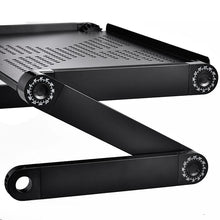 Load image into Gallery viewer, Aluminum Alloy Laptop Table Adjustable Portable Folding Computer Desk Students Dormitory Laptop Table With Big Cooling Fan