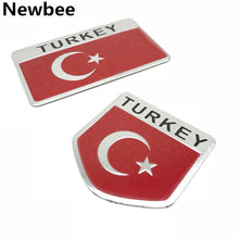 Load image into Gallery viewer, Aluminum Alloy TURKEY National Flag Car Body 3D Stickers Automobiles Motorcycles Decal Exterior Decorating Accessories &amp; Parts