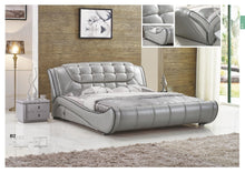 Load image into Gallery viewer, American style modern fashion bedroom sets soft leather bed in red