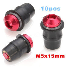 Load image into Gallery viewer, Anodized Aluminum Windshield Nut Replacement 10pcs Mounting Automobiles