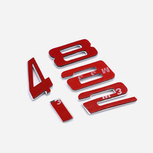 Load image into Gallery viewer, Auto Car 3D Emblem Badge Rear Trunk Logo Sticker Automobiles Car Accessories Car Styling Motorcycle sticker for BMW F20 X1 X3 X5