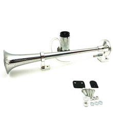 Load image into Gallery viewer, Auto Universal Single Tube Car Air Horn 12V Compressor 150DB Super Loud Air Hose Car Horn Speaker for Truck Boat Motorcycle