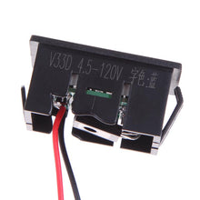 Load image into Gallery viewer, Auto Voltmeter LED Car Digital Display Panel Volt Meter 0.36" DC4.5-120V Voltmeter Auto For 36V 48V Automobile Motorcycle