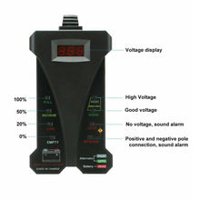 Load image into Gallery viewer, Automobile Battery 12V Motorcycles Car Battery Tester 8 LED Lights Digital Alternator Tester Auto Load Analyzer Car Accessories