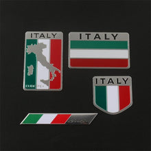 Load image into Gallery viewer, Automobile Motorcycle Accessories Italy National Flag For Patriotic Vehicle Drivers Aluminum Alloy Italian Flags Car Stickers