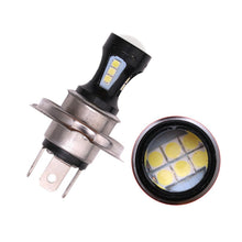 Load image into Gallery viewer, Automobile, Motorcycle Led Front Anti Fog Lamp H4-80w-3030-18led High Brightness Motorcycle Headlamp Bulb 12V 8000K 3030 1080LM