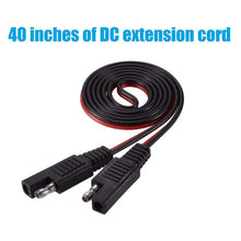 Load image into Gallery viewer, Automobile Motorcycle Sae Line Charging Conversion Connector With 4.2A Dual Usb Voltmeter Blu-Ray