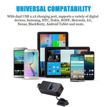 Load image into Gallery viewer, Automobile Motorcycle Sae Line Charging Conversion Connector With 4.2A Dual Usb Voltmeter Blu-Ray