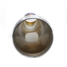 Load image into Gallery viewer, Automobile and motorcycle exhaust pipe muffler tailpipe general stainless steel 304 63 turn 76mm baking blue muffler tailpipe