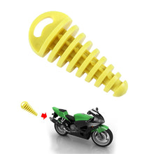 Load image into Gallery viewer, Automobiles Motorcycles Auto Replacement Parts Muffler Mini Exhaust Pipe Muffler Orange/Yellow Silencer Wash Plug Rubber