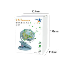 Load image into Gallery viewer, Automobiles Motorcycles Trunk Mini Fan Usb Rechargeable Car Home 360 Degree Clip Fan Student Portable Silent Fan