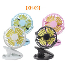 Load image into Gallery viewer, Automobiles Motorcycles Trunk Mini Fan Usb Rechargeable Car Home 360 Degree Clip Fan Student Portable Silent Fan