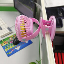 Load image into Gallery viewer, Automobiles Motorcycles Trunk Mini Fan Usb Rechargeable Car Home 360 Degree Clip Fan Student Portable Silent Fan