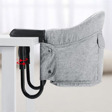 Load image into Gallery viewer, Baby Chair Foldable Feeding Chair Seat Booster Safety Belt Hook On Eat Portable Baby Small Seat For Feeding