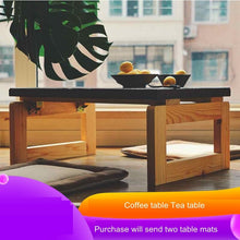 Load image into Gallery viewer, Balcony Bedroom Living Room  Small Coffee Table Living Room Solid Wood Tea Window Low Folding Table Rectangular Japanese Style