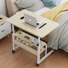 Load image into Gallery viewer, Bedside Lift Table Lazy Table Simple Laptop Desk Bed Home Simple And Modern Mobile Free Movement Lifting Table